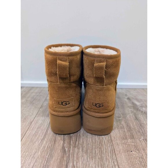 Ugg Classic Mini platform bootsWomen 7 chestnut - Picture 4 of 8